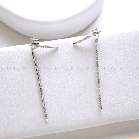 Linear Drop Earrings