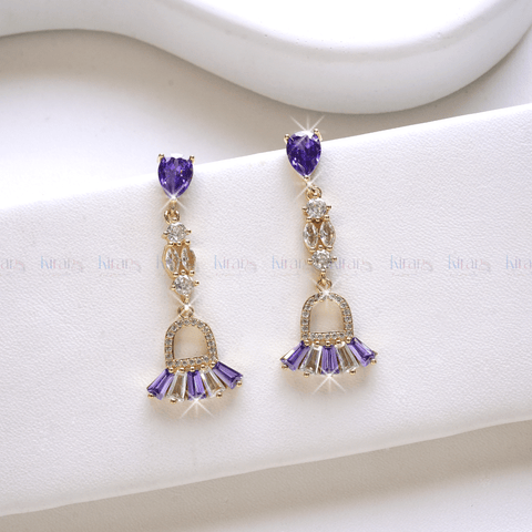 Viola Drop Earing