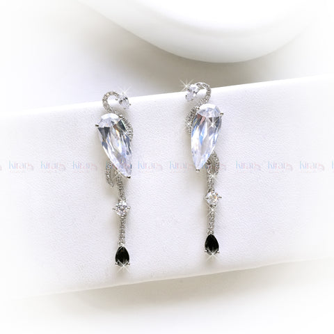 Quartz Flamingo Drop Earing
