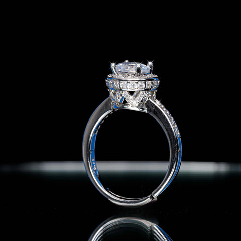 White Crown Halo Ring