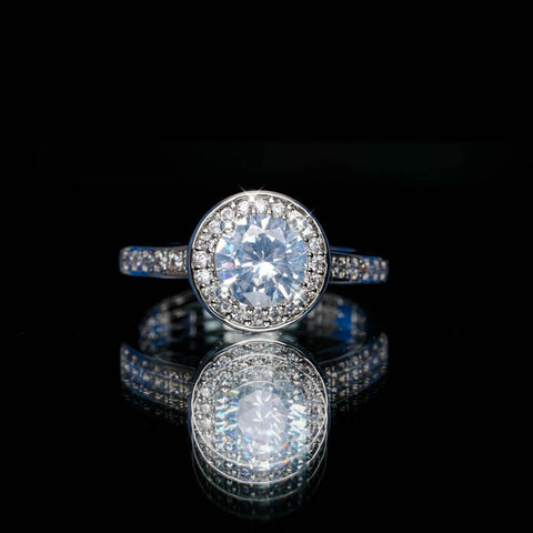 White Crown Halo Ring