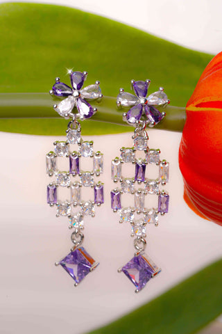 Lilac Luster Earring