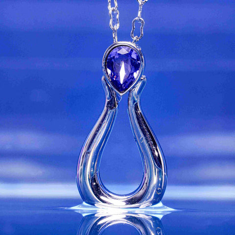 Teardrop Tanzanite Pendant
