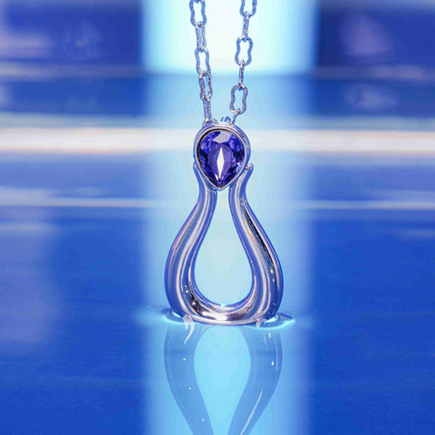 Teardrop Tanzanite Pendant