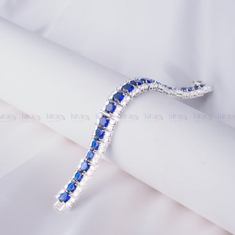 VERDA SAPPHIRE ZIRCONIA BRACELET