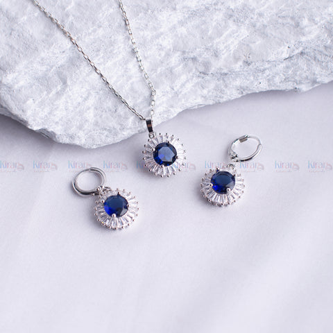 Blue Moon Pendent Set