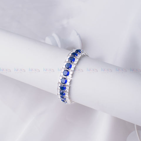 VERDA SAPPHIRE ZIRCONIA BRACELET