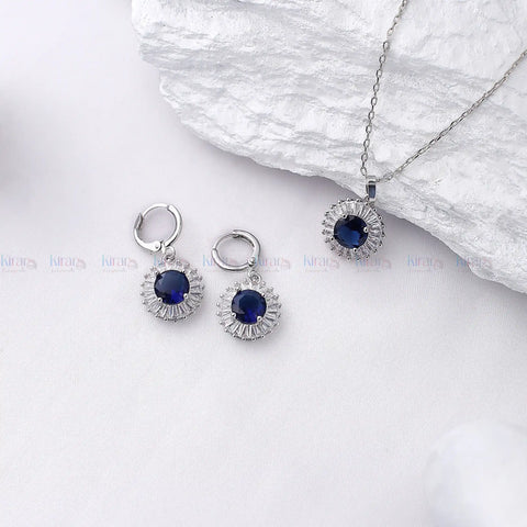 Blue Moon Pendent Set