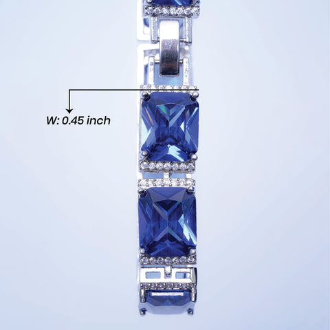 ZAHURI EMERALD ZIRCONIA BRACELET