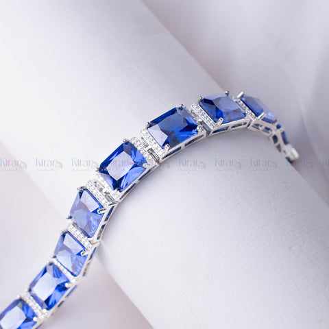 AZURELUX SAPHIRE ZIRCONIA  BRACELET