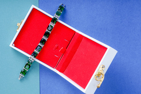 ZAHURI EMERALD ZIRCONIA BRACELET