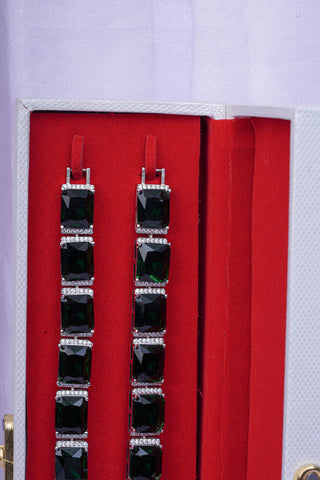 ZAHURI EMERALD ZIRCONIA BRACELET