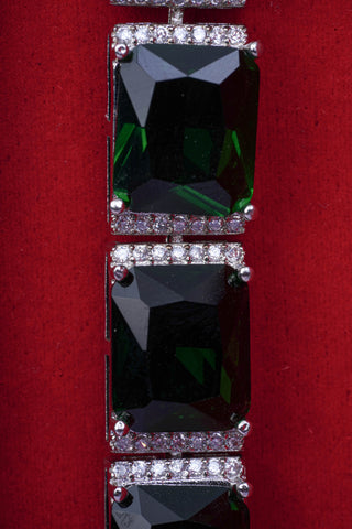 ZAHURI EMERALD ZIRCONIA BRACELET