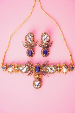 Mystic Blue  Necklace Set