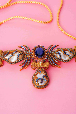 Mystic Blue  Necklace Set