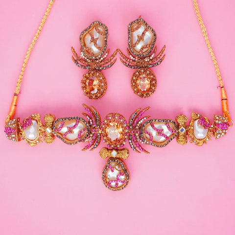 Mystic Honey Necklace Set