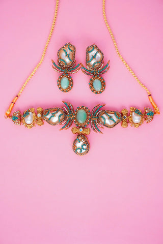 Mystic Aqua Necklace Set