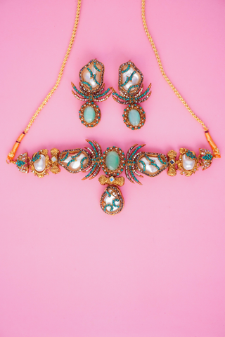 Mystic Aqua Necklace Set