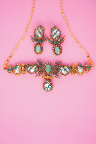 Mystic Aqua Necklace Set