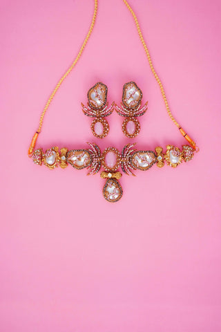 Mystic Pink Necklace Set