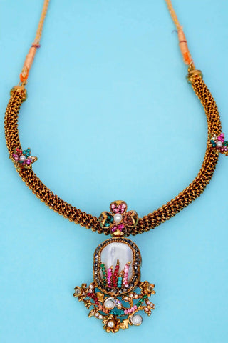 Varnika Multi Pearl Necklace Set