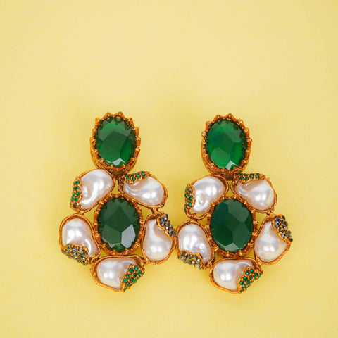 Emerald Pearl Drape