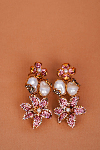Pink Petal Pearl Set