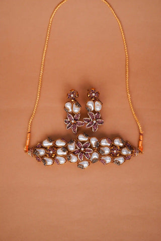 Radiant Pink Petal Pearl Set