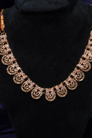 Golden Chandrika  Necklace Set