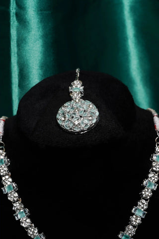 Mint Bloom Necklace Set