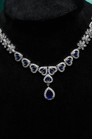 Sapphire Grace  Necklace set