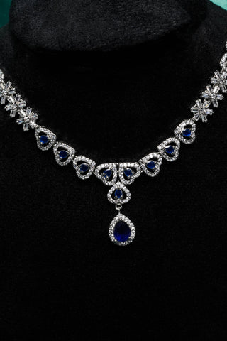 Sapphire Grace  Necklace set