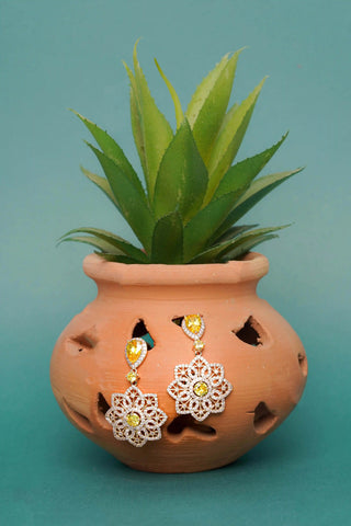 Golden Filigree Earrings