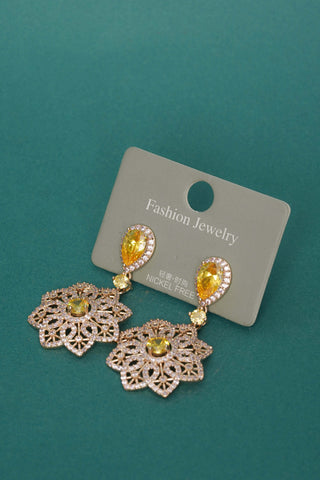 Golden Filigree Earrings
