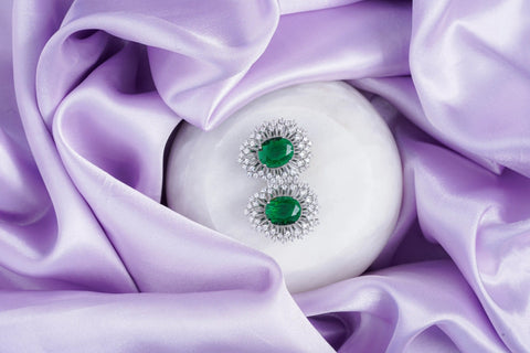 Green Aura Studs