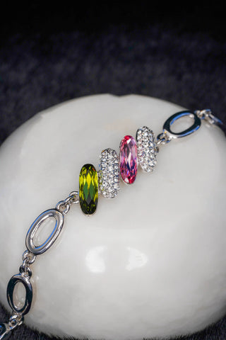 Dual Tone Silver Bracelet