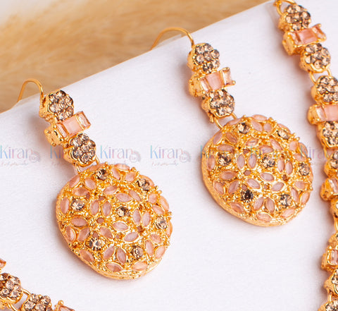 Zaria  Zircone Necklace Set