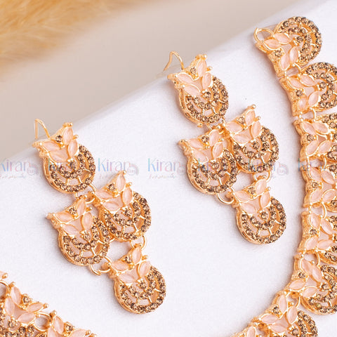 Rosabell  Zirconia Necklace Set
