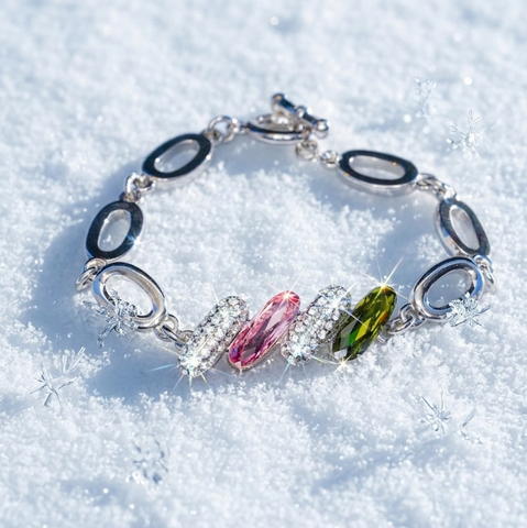 Dual Tone Silver Bracelet