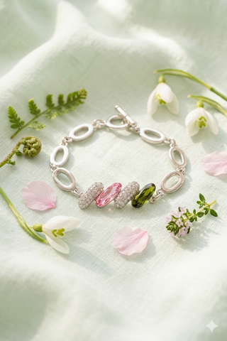Dual Tone Silver Bracelet