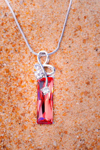 Ruby Flame Pendant